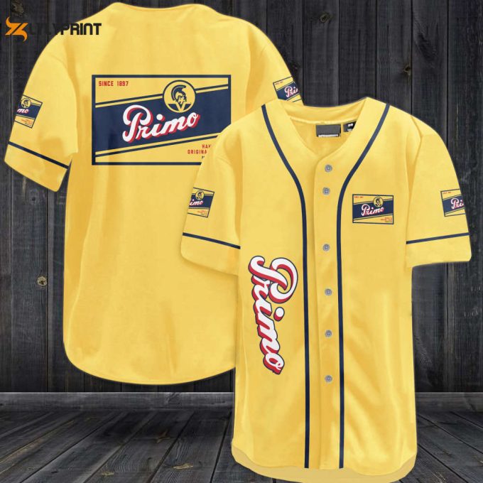 Primo Beer Baseball Jersey 1