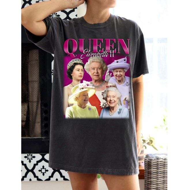 Royal Queen Elizabeth Ii T-Shirt: Vintage Classic Tee For Trendy Style 2