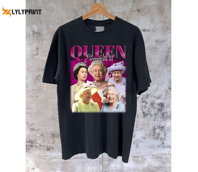 Royal Queen Elizabeth Ii T-Shirt: Vintage Classic Tee For Trendy Style 1