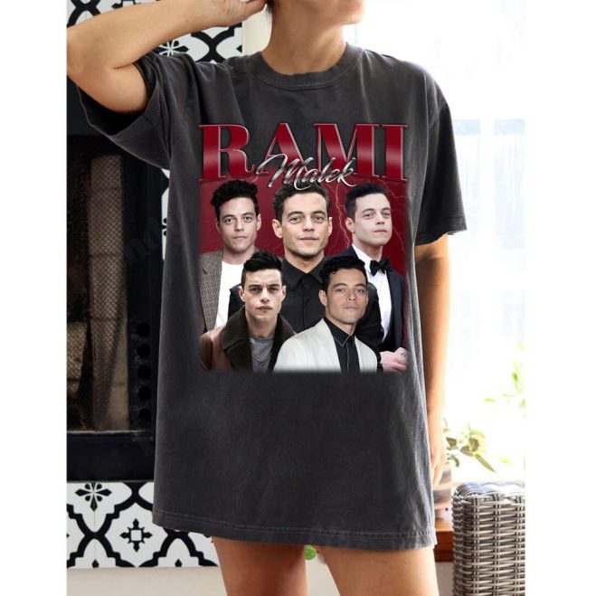 Rami Malek T-Shirt Collection: Trendy &Amp; Classic Tees Vintage Shirts Sweaters Perfect Gifts For Men 2