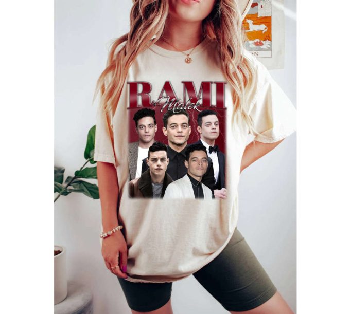 Rami Malek T-Shirt Collection: Trendy &Amp; Classic Tees Vintage Shirts Sweaters Perfect Gifts For Men 3