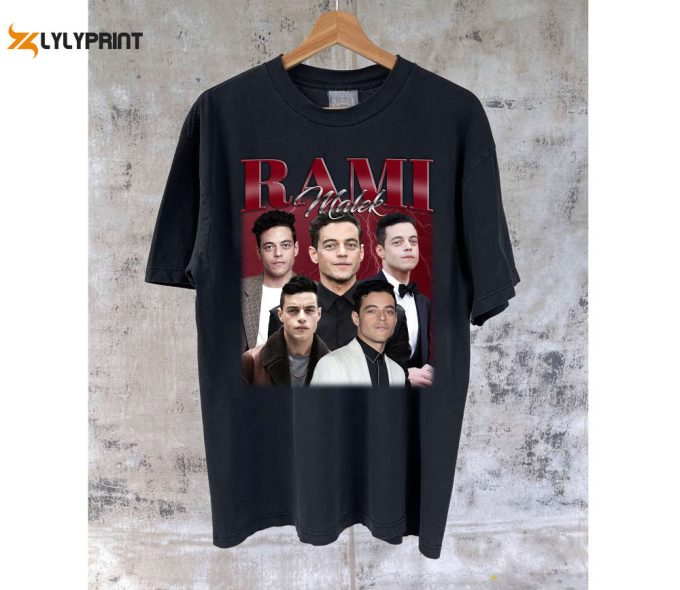 Rami Malek T-Shirt Collection: Trendy &Amp;Amp; Classic Tees Vintage Shirts Sweaters Perfect Gifts For Men 1