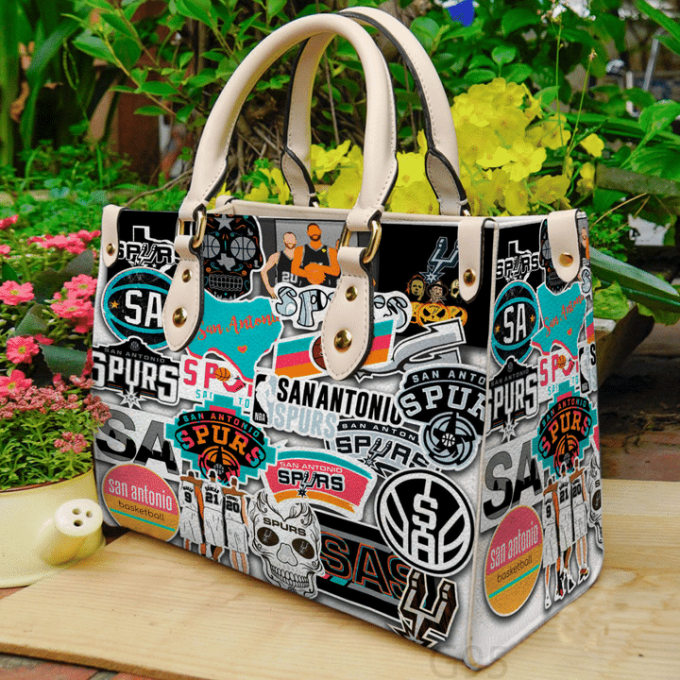 San Antonio Spurs Leather Hand Bag Gift For Women'S Day For Women S Day Stylish Gift For G95 2