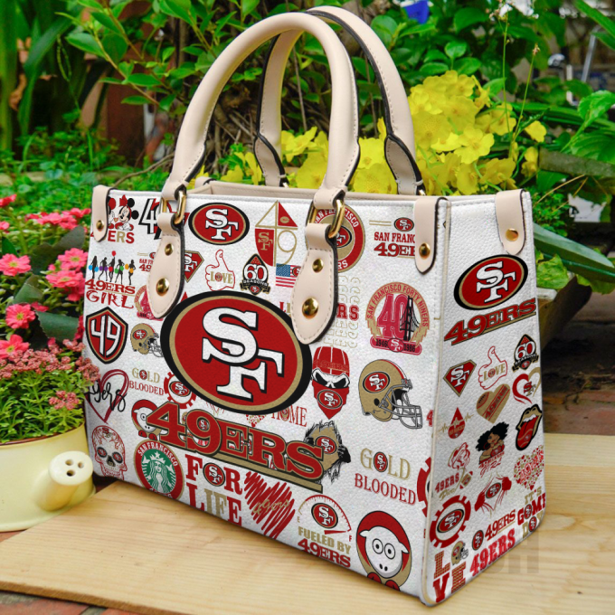 Stylish San Francisco 49Ers Leather Hand Bag Gift For Women'S Day: Perfect Women S Day Gift 2