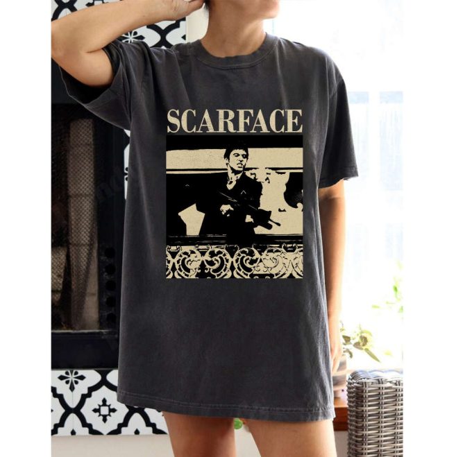 Scarface Movie T-Shirt: Retro Tee Hoodie Sweater Sweatshirt – Shop Now! 2