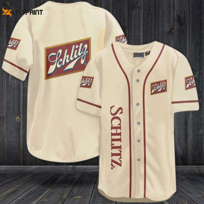 Schlitz Beer Baseball Jersey 1