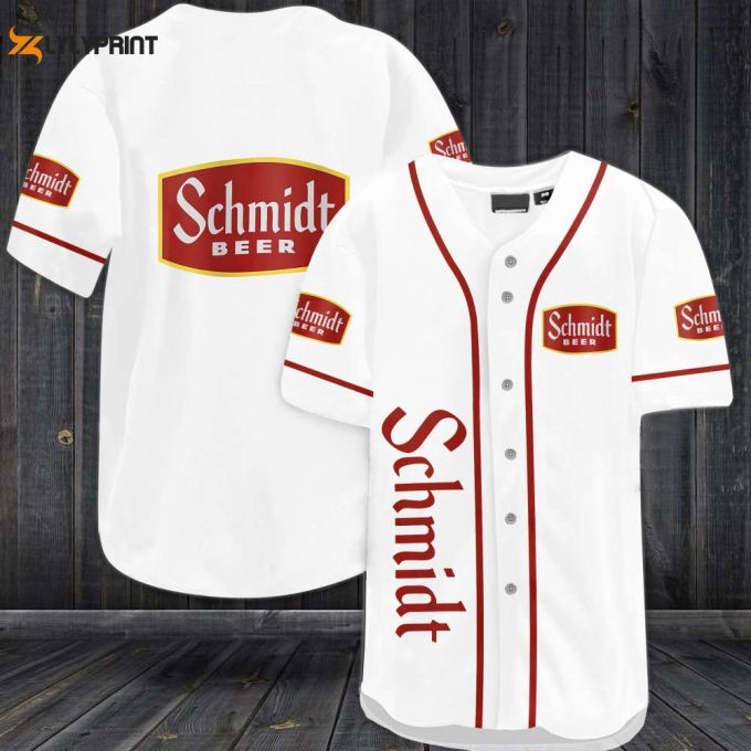 Schmidt Beer Baseball Jersey - Perfect Unisex Gift For Baseball Enthusiasts! 1