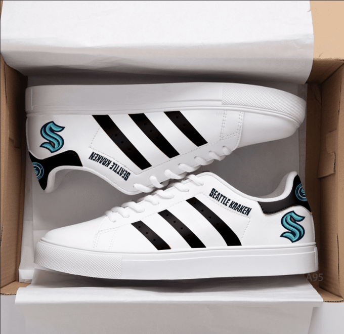 Seattle Kraken 2 Skate Shoes For Men Women Fans Gift 2