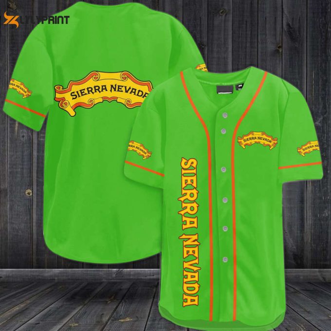 Sierra Nevada Beer Baseball Jersey 1