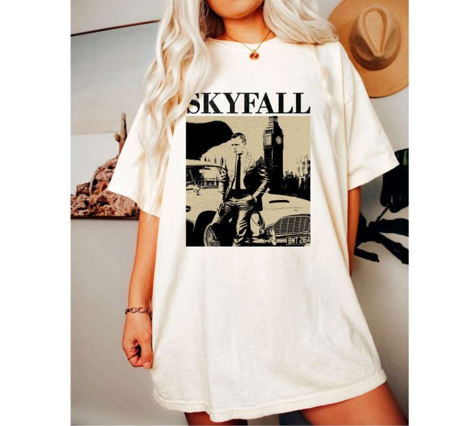 Shop Skyfall Movie Merch: Retro T-Shirt Hoodie &Amp; Tee Vintage Unisex Apparel 2