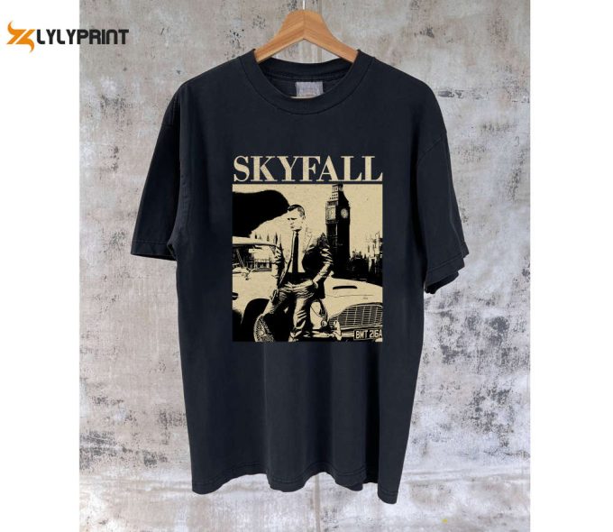 Shop Skyfall Movie Merch: Retro T-Shirt Hoodie &Amp;Amp; Tee Vintage Unisex Apparel 1