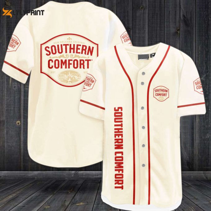 Southern Comfort Whiskey Baseball Jersey - Perfect Gift For Men And Women Unisex Design 1