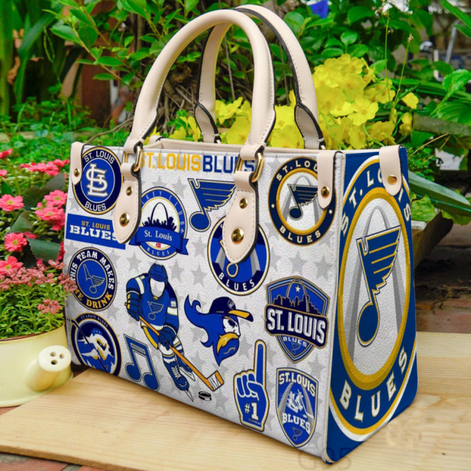 Women S Day Gift: St Louis Blues Leather Hand Bag Gift For Women'S Day - Stylish G95 2