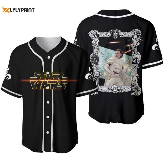 Star Wars Padme Amidala All Over Print Unisex Baseball Jersey - Gift For Men Women 1