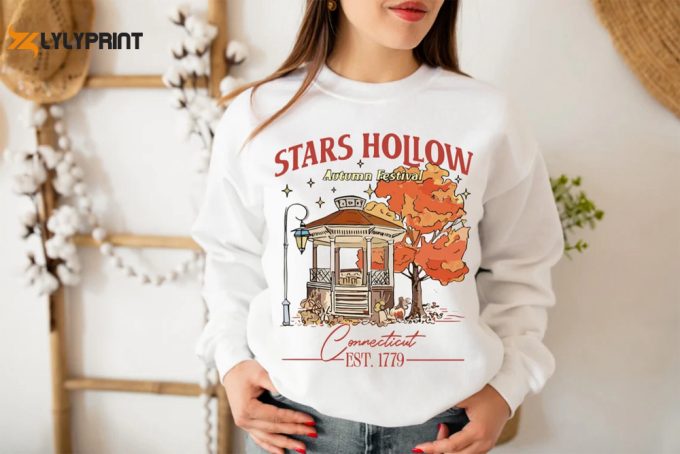 Stars Hollow Shirt, Stars Hollow Tshirt,Vintage Stars Hollow T-Shirt: Gilmore Girls Collector'S Tee,Stars Hollow Gilmore Girls Retro Apparel 1