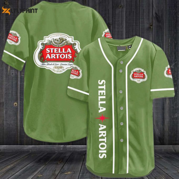 Stella Artois Beer Baseball Jersey - Gift For Men Women 1