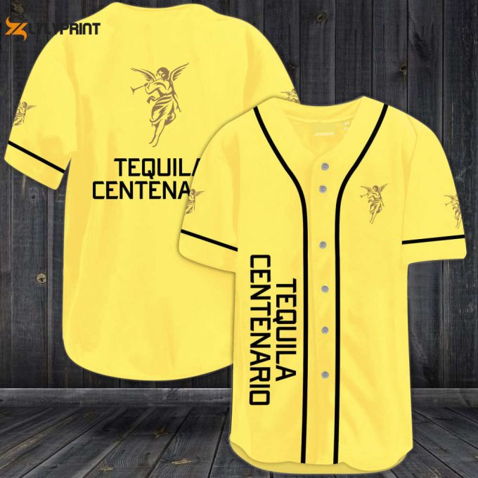 Tequila Centenario All Over Print Unisex Baseball Jersey 1