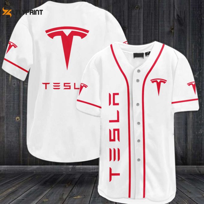 Tesla Baseball Jersey - Gift For Men Women 1