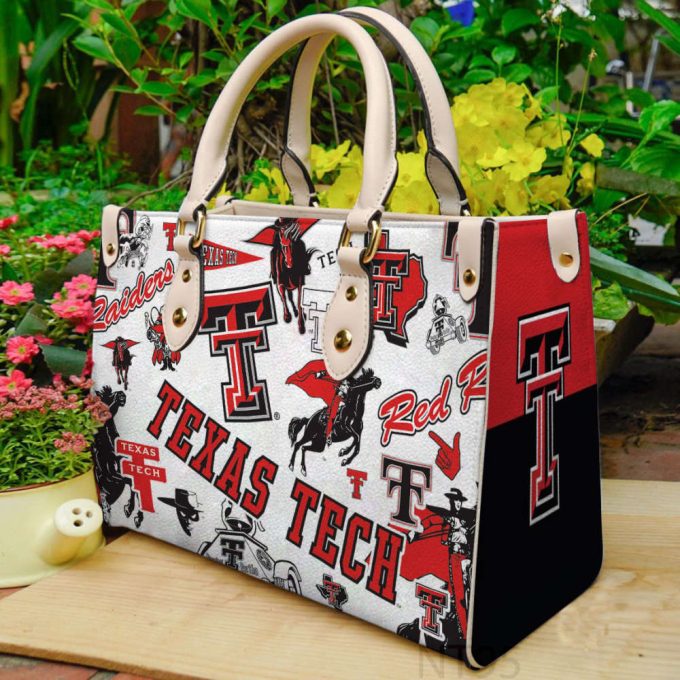 Texas Tech Red Raiders Leather Handbag Gift For Women 2