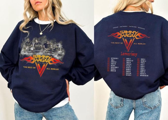 The Best Of All Worlds 2024 Tour Shirt, The Red Rocker 2024 Concert Shirt 2