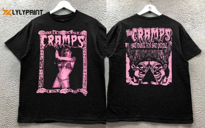 The Cramps Poison Ivy T-Shirt, Bad Music For Bad People Shirt 1