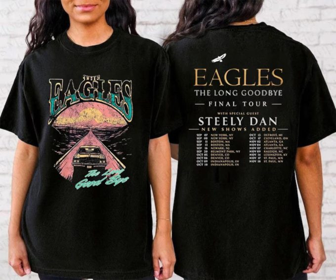 The Eagles The Long Goodbye Tour 2023 Shirt, The Eagles Band Fan T Shirt 2