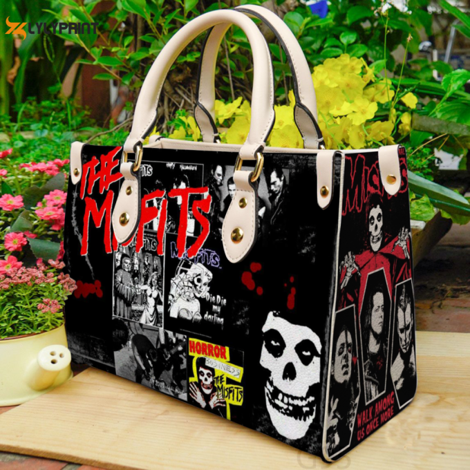 Rock Your Style With The Misfits Band Leather Hand Bag Gift For Women'S Day - Perfect Women S Day Gift - G95 1