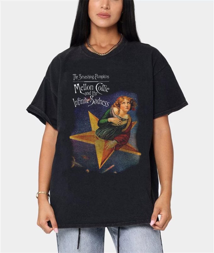 The Smashing Pumpkins T Shirt 90S Smashing Pumpkins Rock Tee The Smashing Pumpkins Mellon Collie And The Infinite Sadness 2