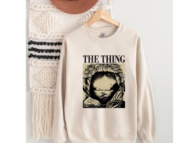 The Thing Movie T-Shirt Hoodie &Amp; Tee: Unisex Spooky Sweatshirt - New Movie Merchandise 2