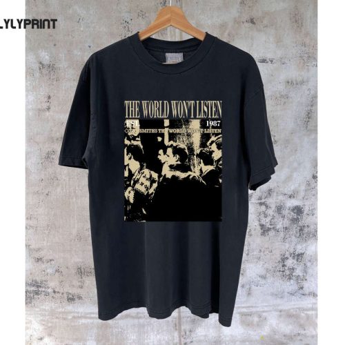 The World Won t Listen Apparel: T-Shirt Hoodie Sweater Retro Spooky & Unisex Short Sleeve Options