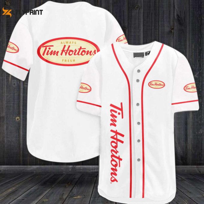 Tim Hortons Always Fresh Baseball Jersey 1