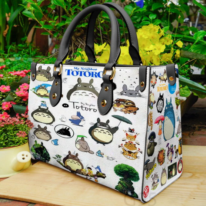 Totoro Ghibli Leather Hand Bag Gift For Women'S Day: Perfect Women S Day Gift G95 2