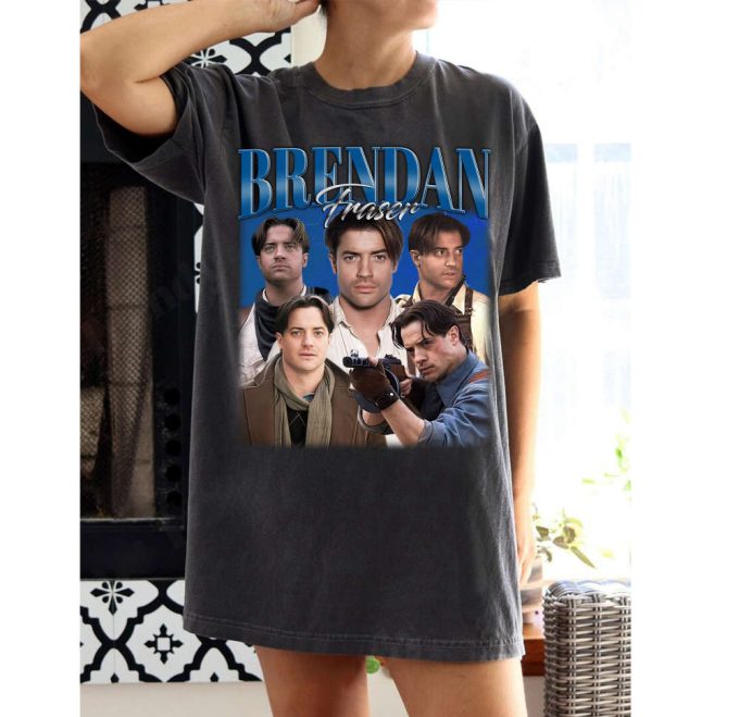 Brendan Fraser Unisex T-Shirt: Movie-Inspired Tees &Amp; Sweaters For Fans! 2