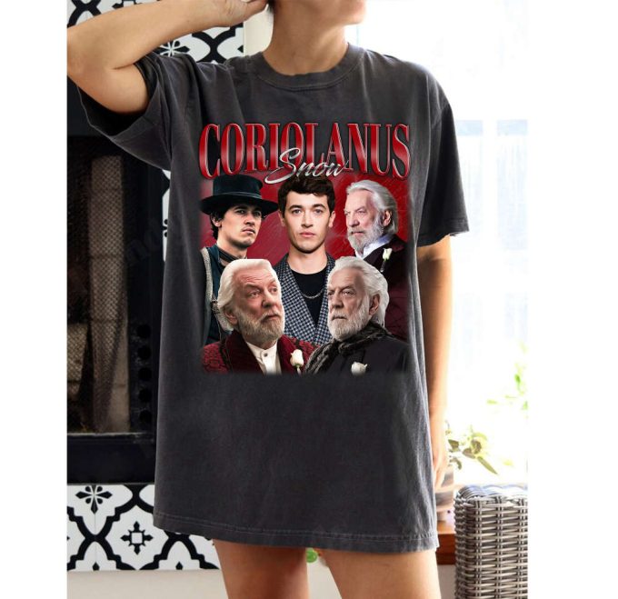 Vintage Coriolanus Snow T-Shirt: Unisex Hoodie &Amp; Tees With Cute Character Design 2