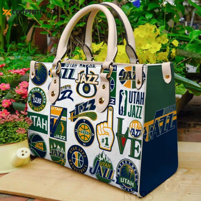 Utah Jazz 1 Leather Handbag Gift For Women 1