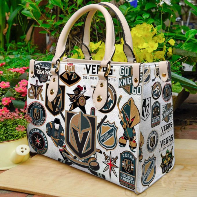 Vegas Golden Knights Leather Handbag Gift For Women 2