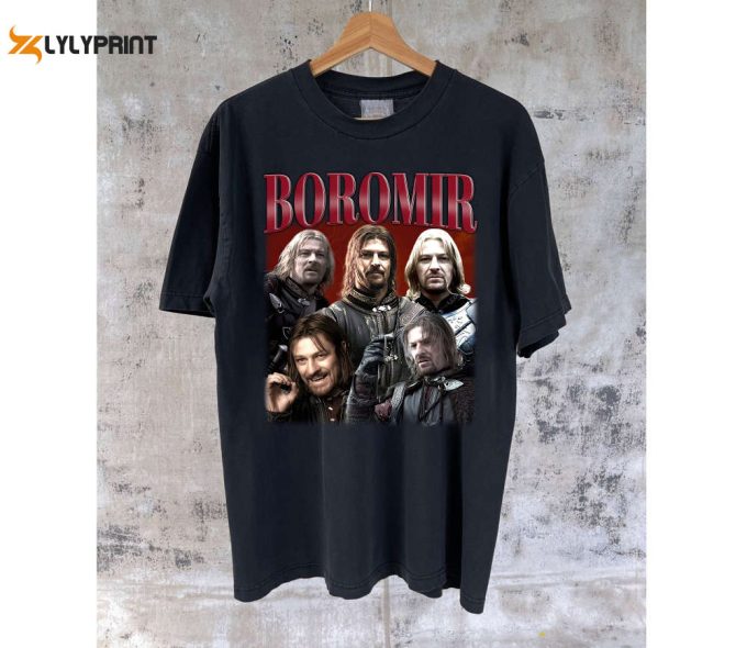 Vintage Boromir T-Shirt: Character Shirt Tees Sweater Unisex College Unisex T-Shirt 1