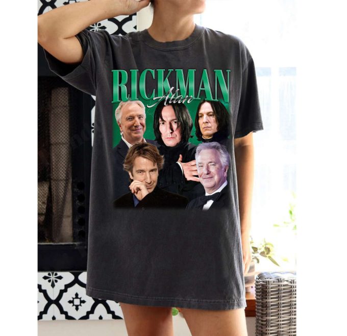 Vintage Rickman Alan T-Shirt - Classic Unisex Tee &Amp; Sweater For Men Perfect Gifts 2