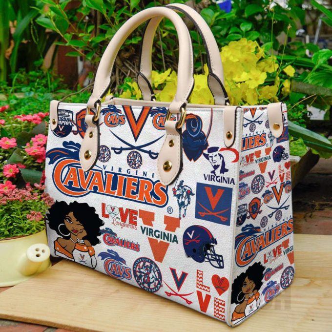 Virginia Cavaliers 1 Leather Handbag Gift For Women 2