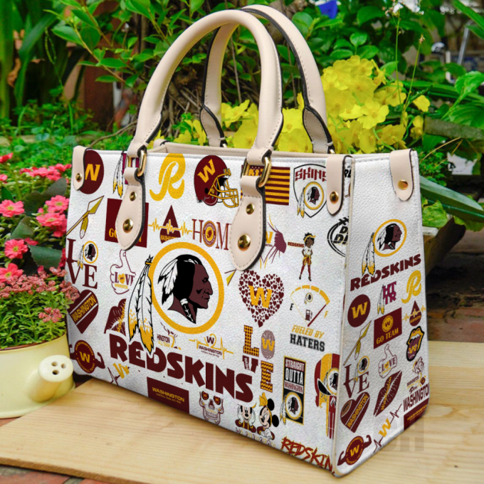 Washington Redskins Lover Leather Hand Bag Gift For Women'S Day - Perfect Women S Day Gift 2