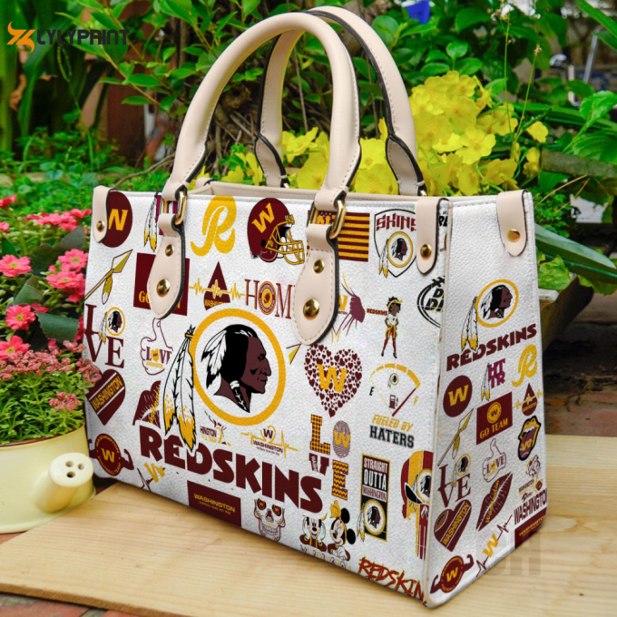 Redskins Lover Leather Hand Bag Gift For Women'S Day Gift For Women S Day - Shop Now! 1