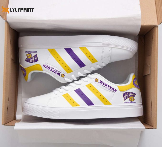 Western Illinois 2 Skate Shoes For Men Women Fans Gift 1