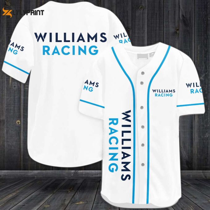 Williams Racing Baseball Jersey - Unisex Gift For Racing Enthusiasts 1