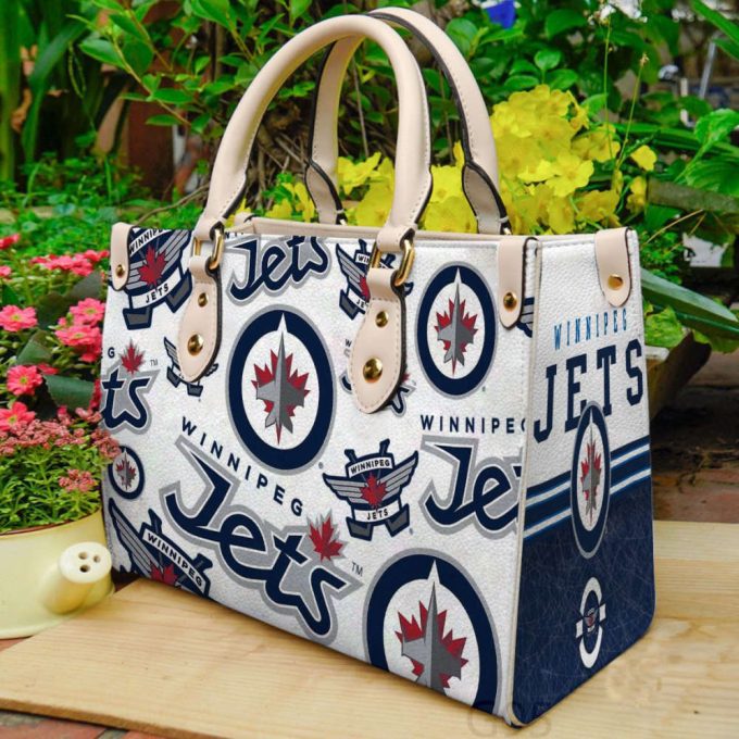 Winnipeg Jets Leather Handbag Gift For Women 2