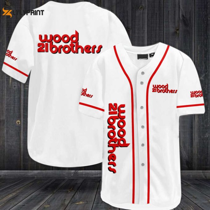 Wood Brothers Racing Baseball Jersey 1