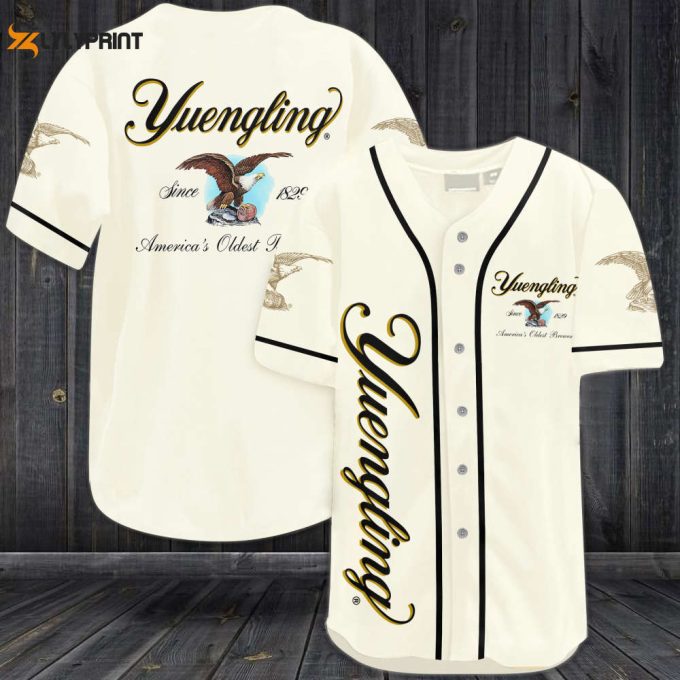 Yuengling Beer Since 1982 Baseball Jersey 1