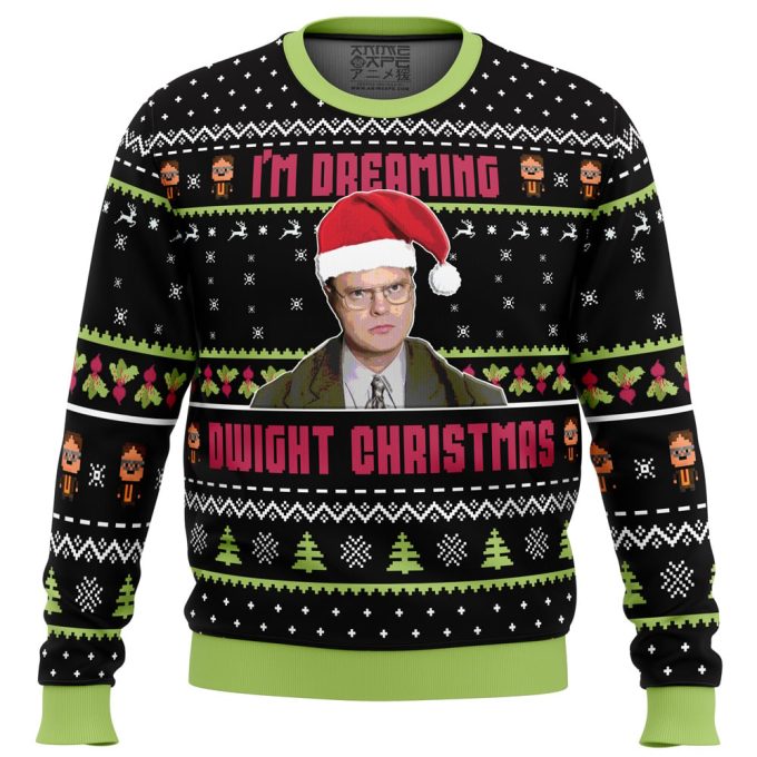 Get Festive With Dwight Christmas: The Office Ugly Christmas Sweater!