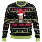 Get Festive with Dwight Christmas: The Office Ugly Christmas Sweater!