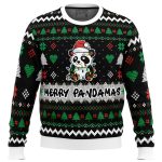 Merry Pandamas Ugly Christmas Sweater: Embrace Pop Culture Style for the Holidays!