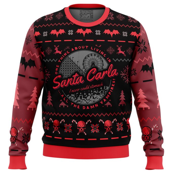 Get Festive With The Santa Carla Lost Boys Ugly Christmas Sweater – Limited Edition Fun For Every Fan!